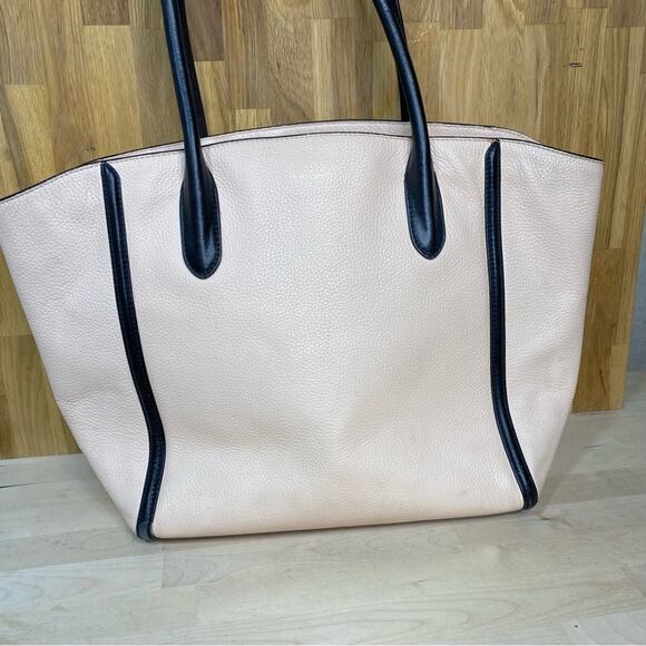 Kate Spade Caroline Lane Pink and Blush Leather Large Tote - Picture 1 of 16